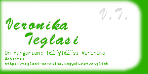 veronika teglasi business card